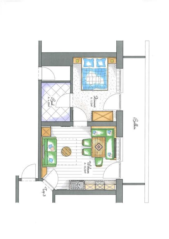 Aparthotel Hohe Bruecke Mittersill Ruang foto